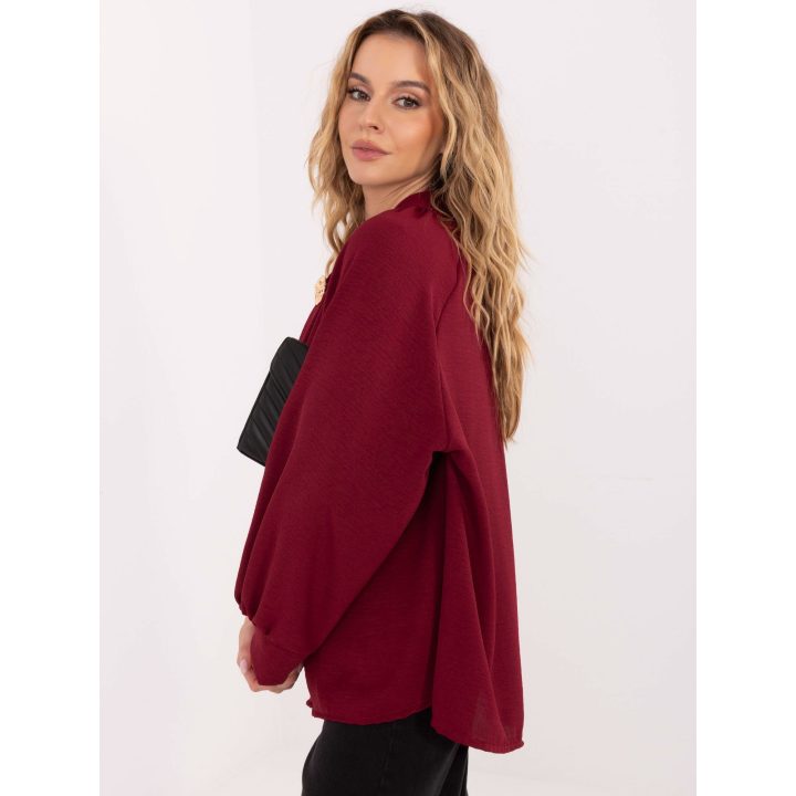 Palaidinė bordo atspalvio Makadamia – elegancijai ir jaukumui kasdienai.