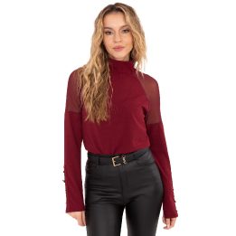 Palaidinė bordo spalvos Makadamia – elegancijai ir jaukumui kasdien.