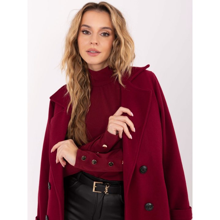 Palaidinė bordo spalvos Makadamia – elegancijai ir jaukumui kasdien.