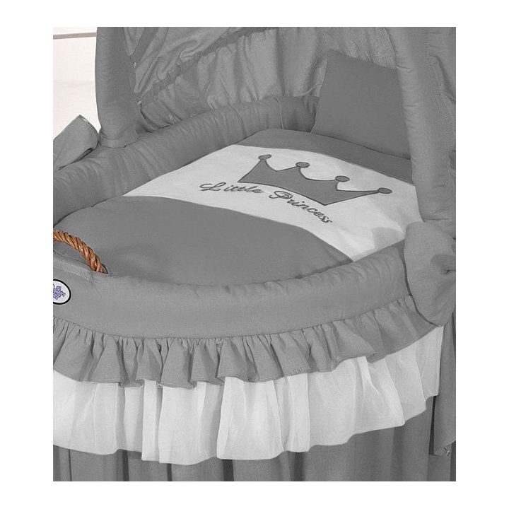 Lopšys pintas su gobtuvu Little Prince – jaukumui ir ramybei kūdikiui.