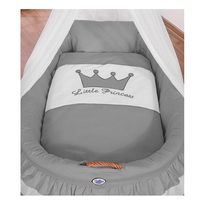 Lopšys pintas su uždangalu Little Prince Princess – jaukumui ir saugumui kūdikiui.