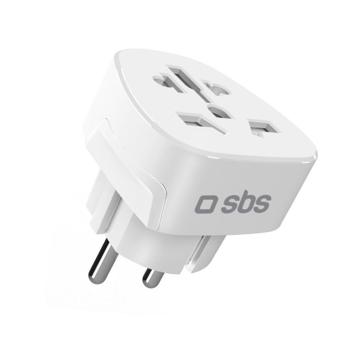 Adapteris Shucko į universalų kištuką – patogiam prietaisų prijungimui kelionėse.