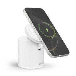 Įkroviklis belaidis 2in1 stovas – patogiam dviejų įrenginių įkrovimui vienu metu.