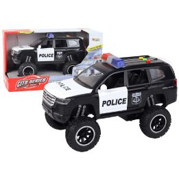 Mašina visureigis Raptor policijos modeliukas – nuotykiams ir žaidimų įvairovei.