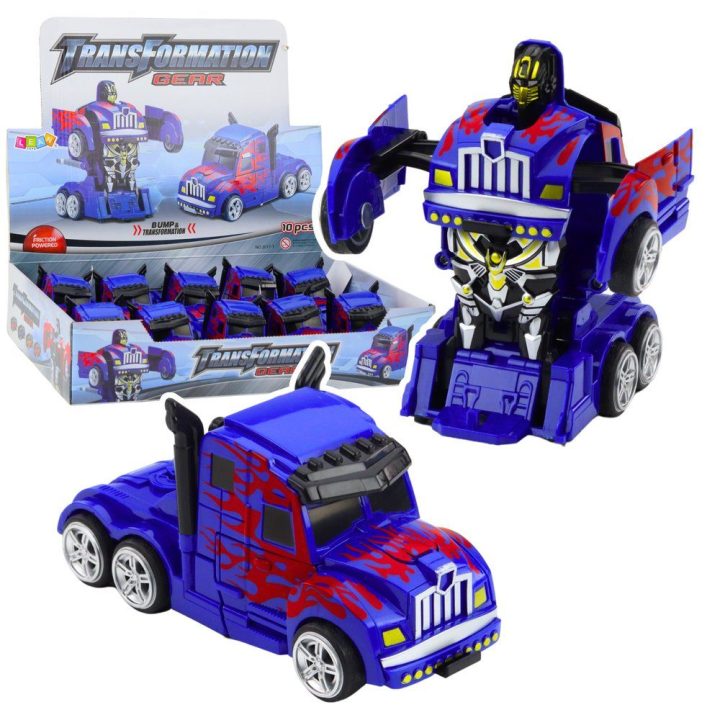 Žaislas transformuojamas sunkvežimis Robot 2in1 – džiaugsmui ir kūrybiškiems nuotykiams.