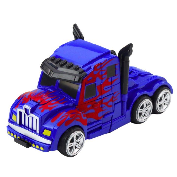 Žaislas transformuojamas sunkvežimis Robot 2in1 – džiaugsmui ir kūrybiškiems nuotykiams.