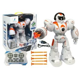 Robotas valdomas nuotoliniu būdu su šaudymo funkcija – žaidimams ir nuotykiams namuose.