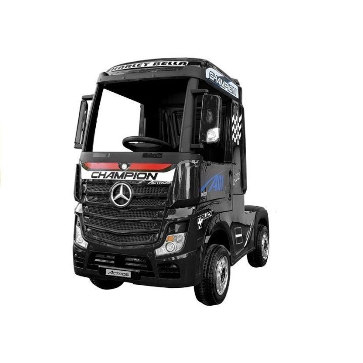 Elektrinis automobilis Mercedes Actros nudažytas – mažųjų vairuotojų nuotykiams ir džiaugsmui.