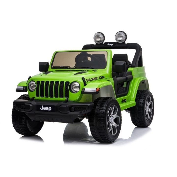 Elektromobilis džipas 4x4 Rubicon – nuotykiams ir smagiam važiavimui lauke.