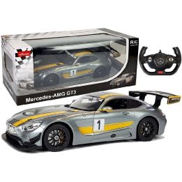Automobilis radijo bangomis Mercedes AMG GT3 Rastar – greičiui ir pramogai namuose ir lauke.