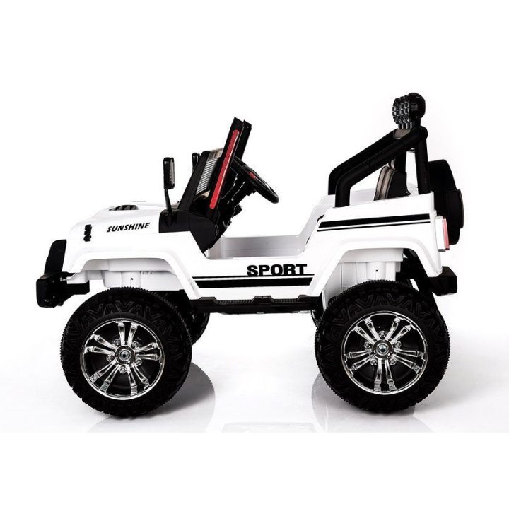 Elektrinis automobilis vaikams Jeep S2388 – nuotykiams ir smagiam vairavimui lauke.