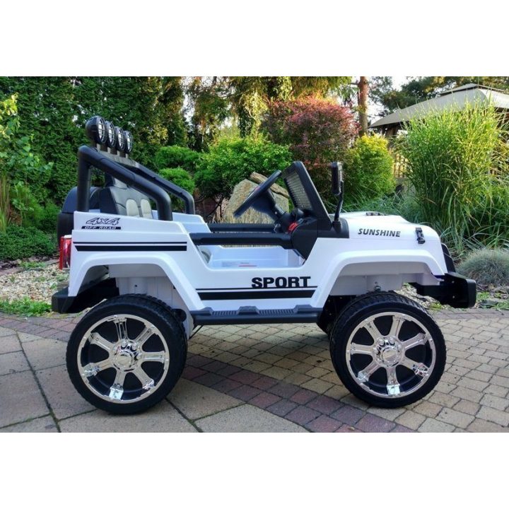 Elektrinis automobilis vaikams Jeep S2388 – nuotykiams ir smagiam vairavimui lauke.