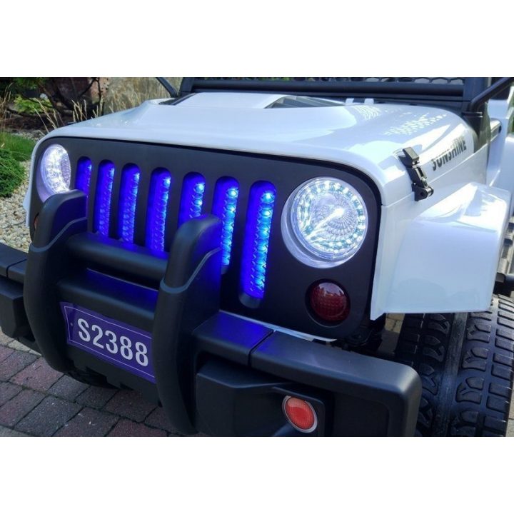 Elektrinis automobilis vaikams Jeep S2388 – nuotykiams ir smagiam vairavimui lauke.
