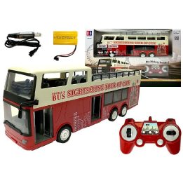 Autobusas R/C dviaukštis 1:18 – linksmiems nuotykiams ir kūrybiškiems žaidimams.