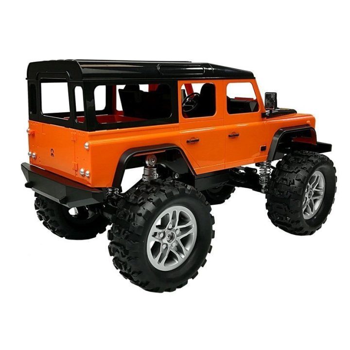 Mašinėlė valdymui pulteliu Land Rover Defender – nuotykiams ir smagiam vairavimui lauke.