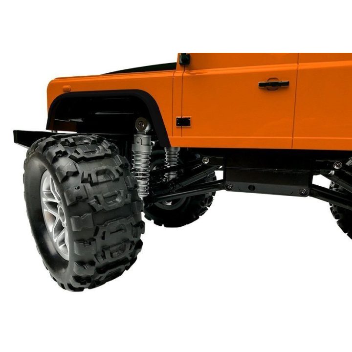 Mašinėlė valdymui pulteliu Land Rover Defender – nuotykiams ir smagiam vairavimui lauke.