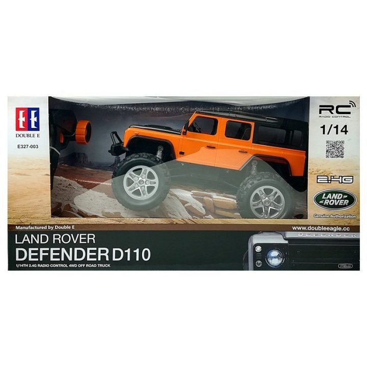 Mašinėlė valdymui pulteliu Land Rover Defender – nuotykiams ir smagiam vairavimui lauke.