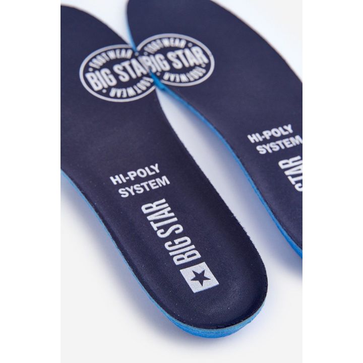 Vidpadžiai batams BIG STAR Memory Foam sistema 2 poros juodos spalvos