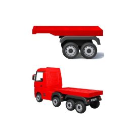 Sunkvežimis su puspriekabe Mercedes Scania Actros – žaismingiems nuotykiams ir vaizduotei.
