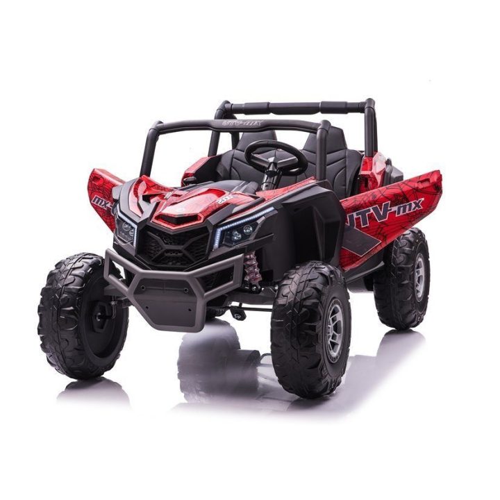 Keturratis UTV-MX Red Spider – nuotykiams ir pramogoms lauke.