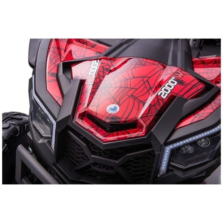 Keturratis UTV-MX Red Spider – nuotykiams ir pramogoms lauke.