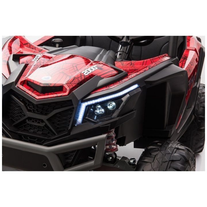 Keturratis UTV-MX Red Spider – nuotykiams ir pramogoms lauke.
