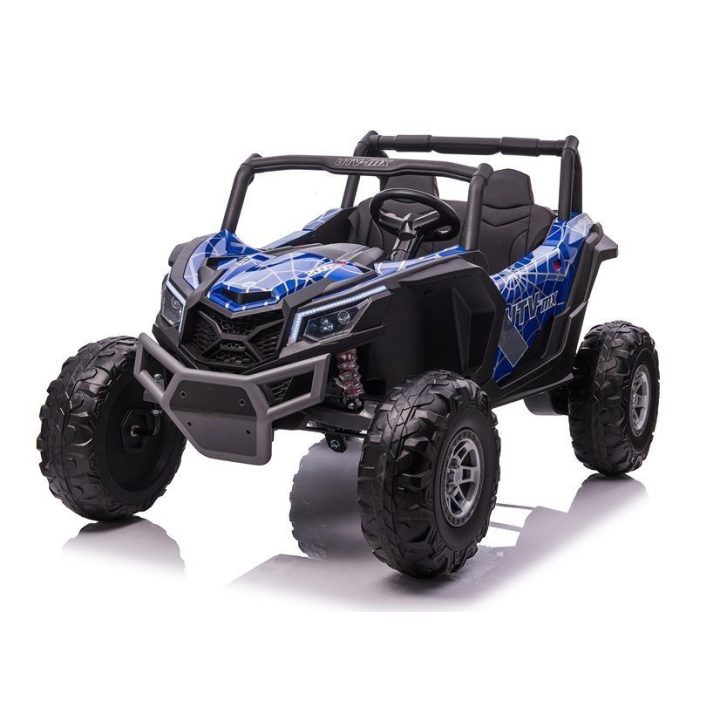 Vaikiškas keturratis UTV-MX Blue Spider – nuotykiams ir aktyviam laisvalaikiui lauke.