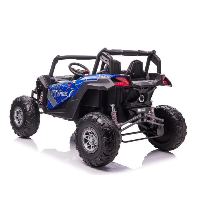 Vaikiškas keturratis UTV-MX Blue Spider – nuotykiams ir aktyviam laisvalaikiui lauke.