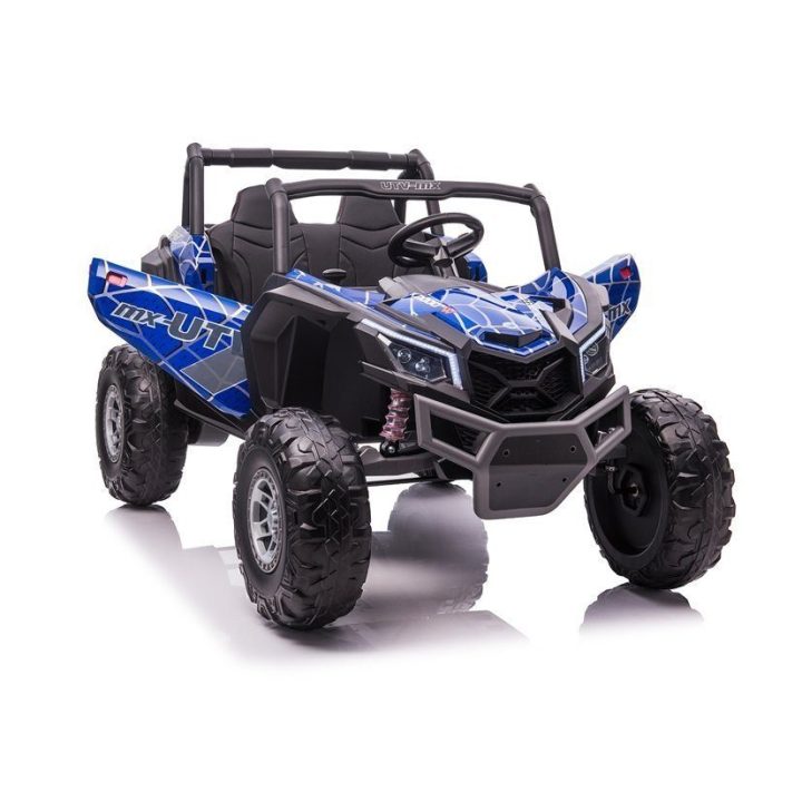 Vaikiškas keturratis UTV-MX Blue Spider – nuotykiams ir aktyviam laisvalaikiui lauke.