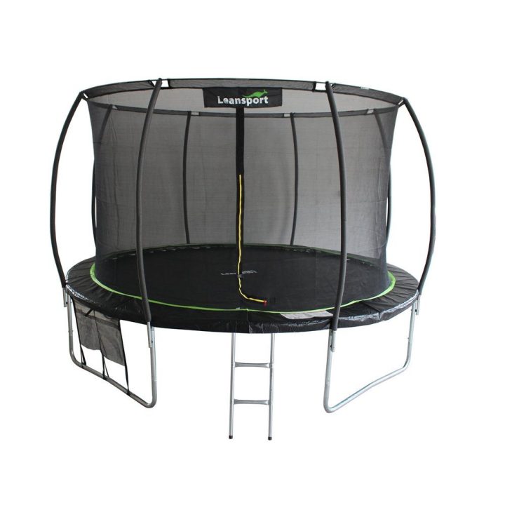 Batutas LEAN Sport Max 14ft – aktyviam laisvalaikiui ir smagiems šuoliams kieme.