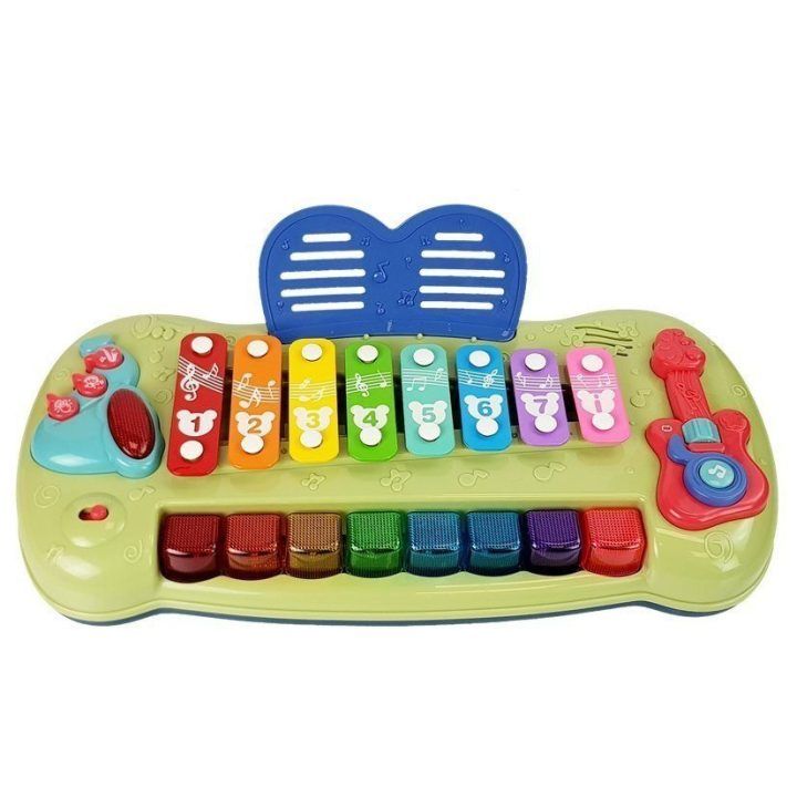 Pianinas su apšviestais klavišais Baby Grand – žaidimams ir muzikos atradimams.