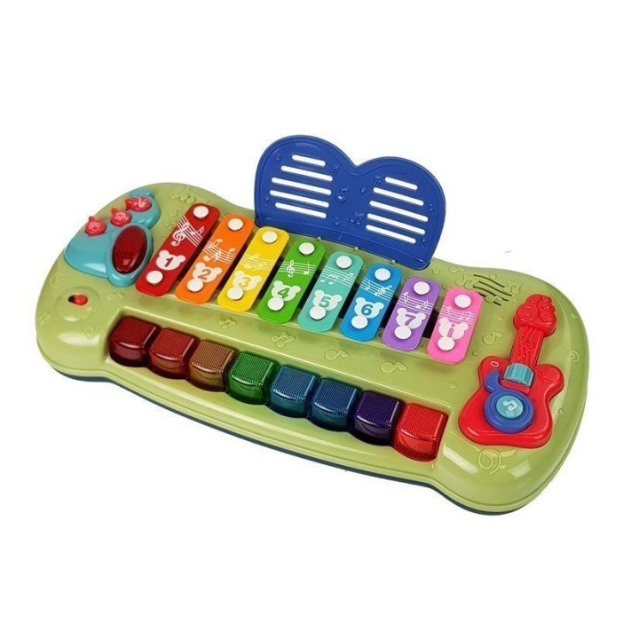 Pianinas su apšviestais klavišais Baby Grand – žaidimams ir muzikos atradimams.