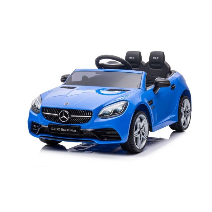 Elektromobilis Mercedes SLC 300 – smagiam ir saugiam vaikų vairavimo nuotykiui.
