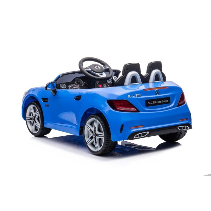 Elektromobilis Mercedes SLC 300 – smagiam ir saugiam vaikų vairavimo nuotykiui.