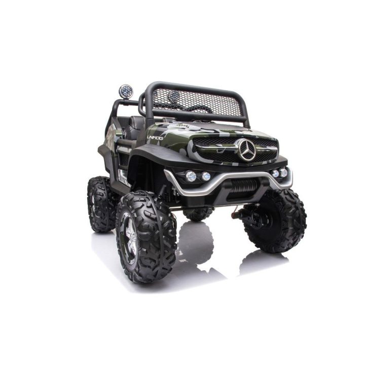 Elektromobilis Unimog S Moro – nuotykiams ir smagiam važiavimui lauke.