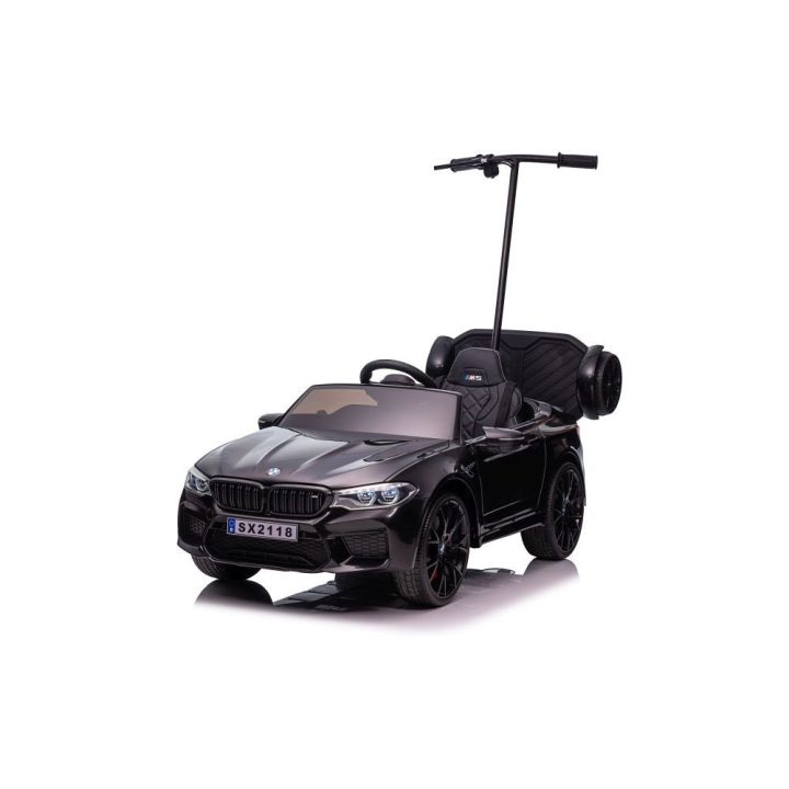 Elektromobilis su platforma BMW M5 – bendroms kelionėms ir smagiam vairavimui lauke.