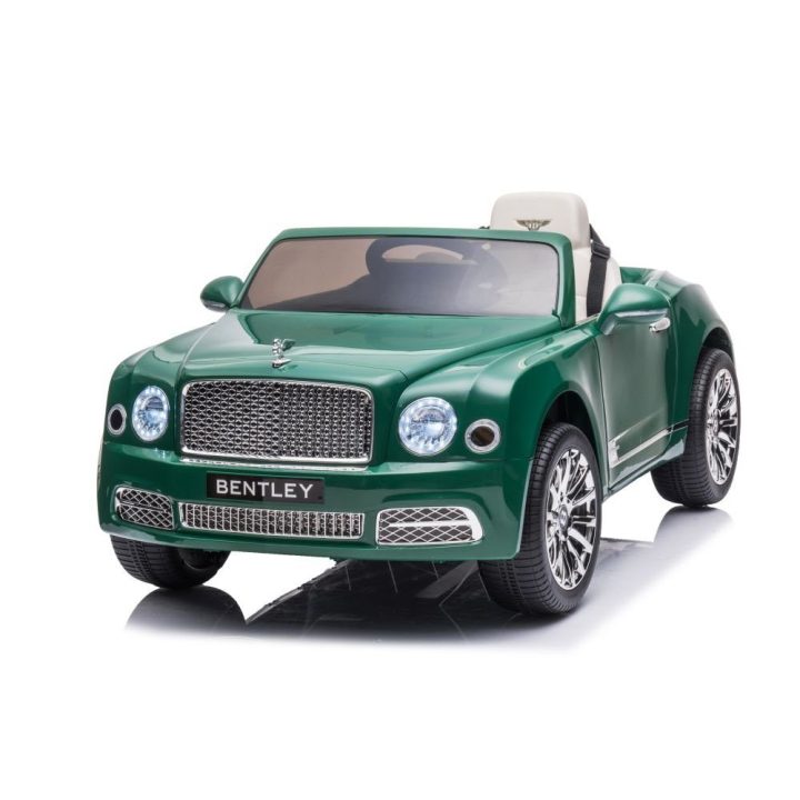 Mašinėlė akumuliatorinė Bentley Mulsanne – pramogai ir mažųjų vairavimo džiaugsmui.
