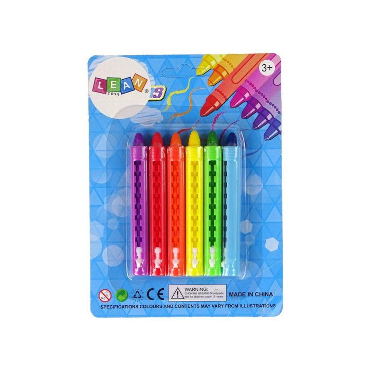 Kreidelių rinkinys 6 dalių Pastel – kūrybiškumui ir spalvingiems piešiniams.