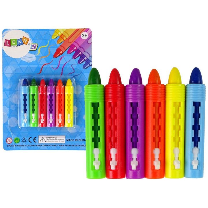 Kreidelių rinkinys 6 dalių Pastel – kūrybiškiems piešimo potyriams namuose ir mokykloje.