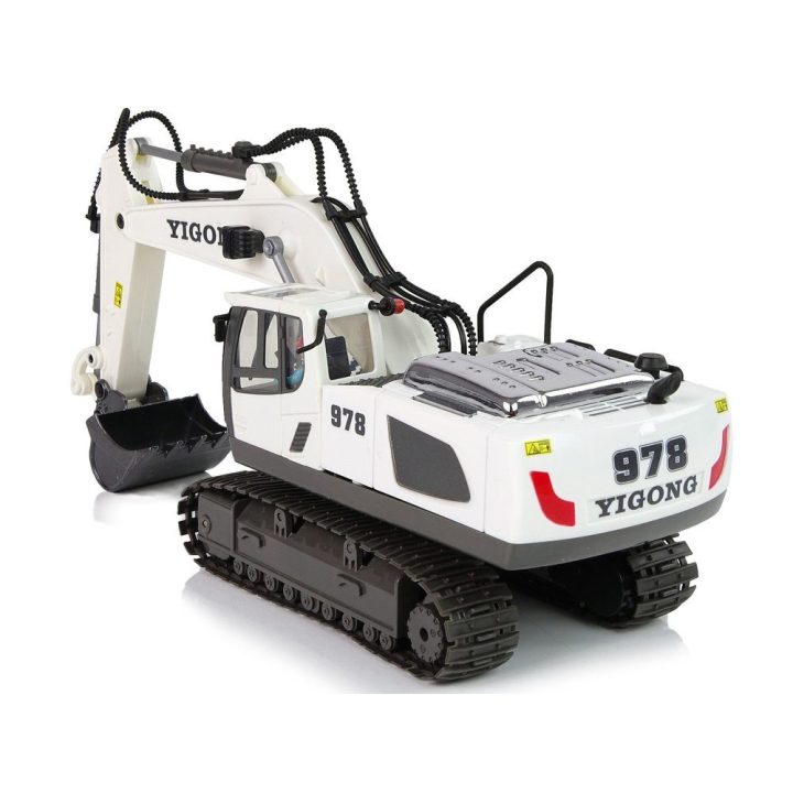 Ekskavatorius su nuotoliniu valdymu Caterpillar – žaidimams ir technikos nuotykiams.