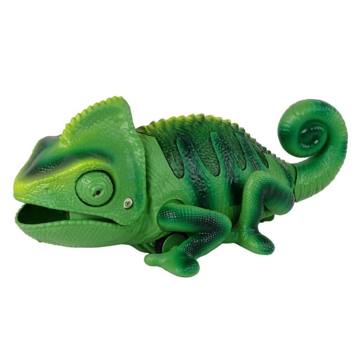 Žaislas chameleonas su pulteliu 28 cm – džiaugsmui ir kūrybiškiems nuotykiams.