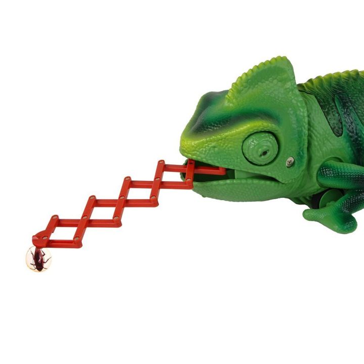 Žaislas chameleonas su pulteliu 28 cm – džiaugsmui ir kūrybiškiems nuotykiams.
