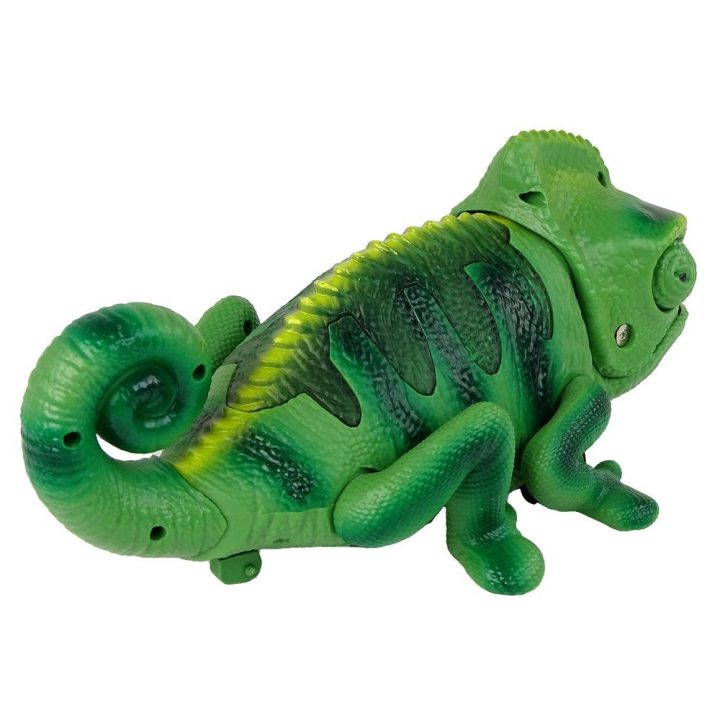 Žaislas chameleonas su pulteliu 28 cm – džiaugsmui ir kūrybiškiems nuotykiams.