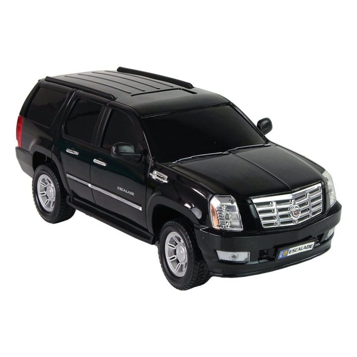 Mašinėlė radijo bangomis Cadillac Escalade – žaismingiems nuotykiams su šviesomis ir garsu.