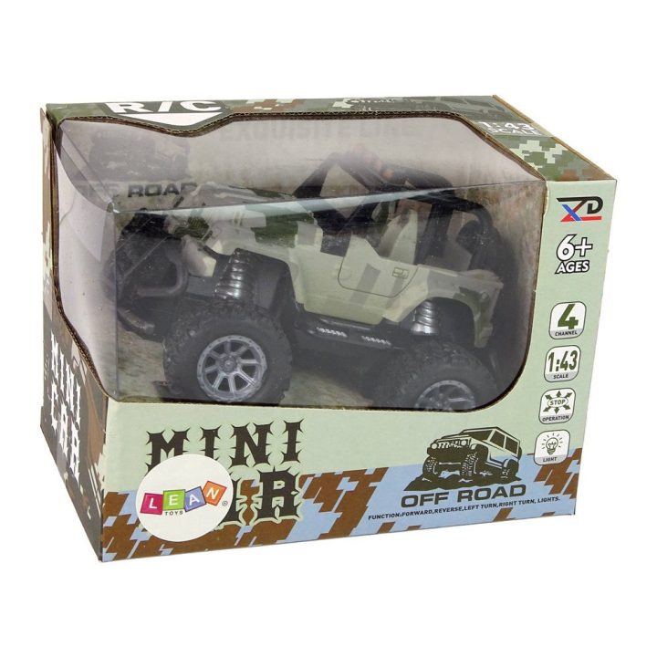 Mašinėlė visureigė R/C 1:43 Moro – nuotykiams ir bekelės žaidimams.