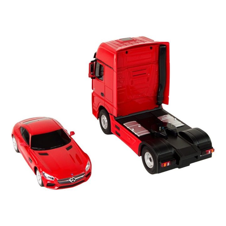Automobilio R/C Mercedes-Benz vilkikas – žaidimams ir technikos nuotykiams.