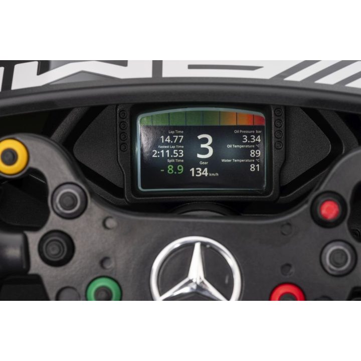 Elektromobilis Mercedes AMG GT3 su akumuliatoriumi – mažųjų lenktynių džiaugsmui ir nuotykiams.