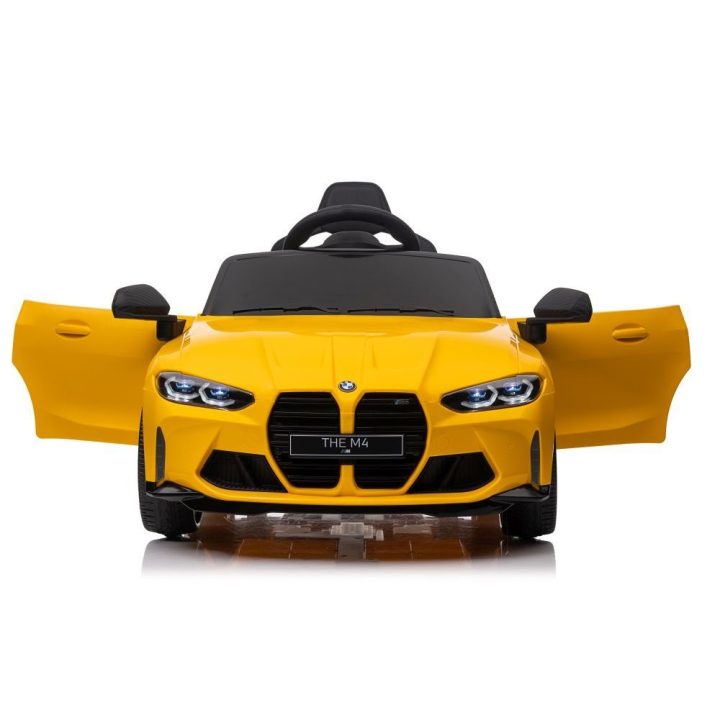 Elektrinis automobilis BMW M4 vaikams – smagiam ir saugiam pasivažinėjimui lauke.