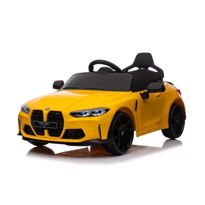 Elektrinis automobilis BMW M4 vaikams – smagiam ir saugiam pasivažinėjimui lauke.