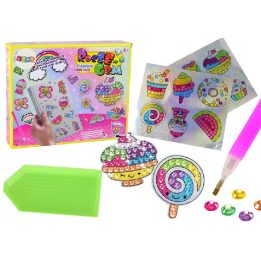 Lipdukai spalvoti Diamond Sticker Set – kūrybiškiems rankdarbių projektams.